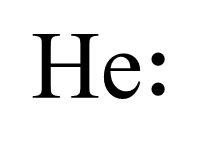 lewis dot structure of helium